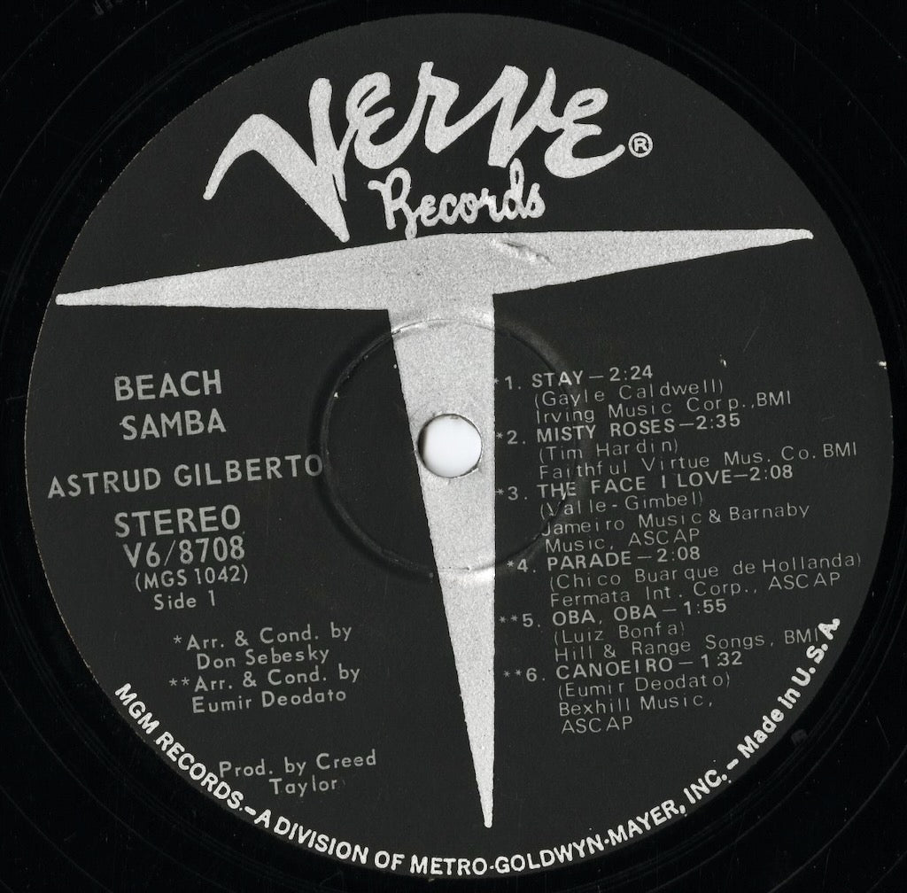 Astrud Gilberto / アストラッド・ジルベルト / Beach Samba (V6 8708)