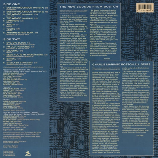 Charlie Mariano / チャーリー・マリアーノ / Boston All Stars (OJC-1745)