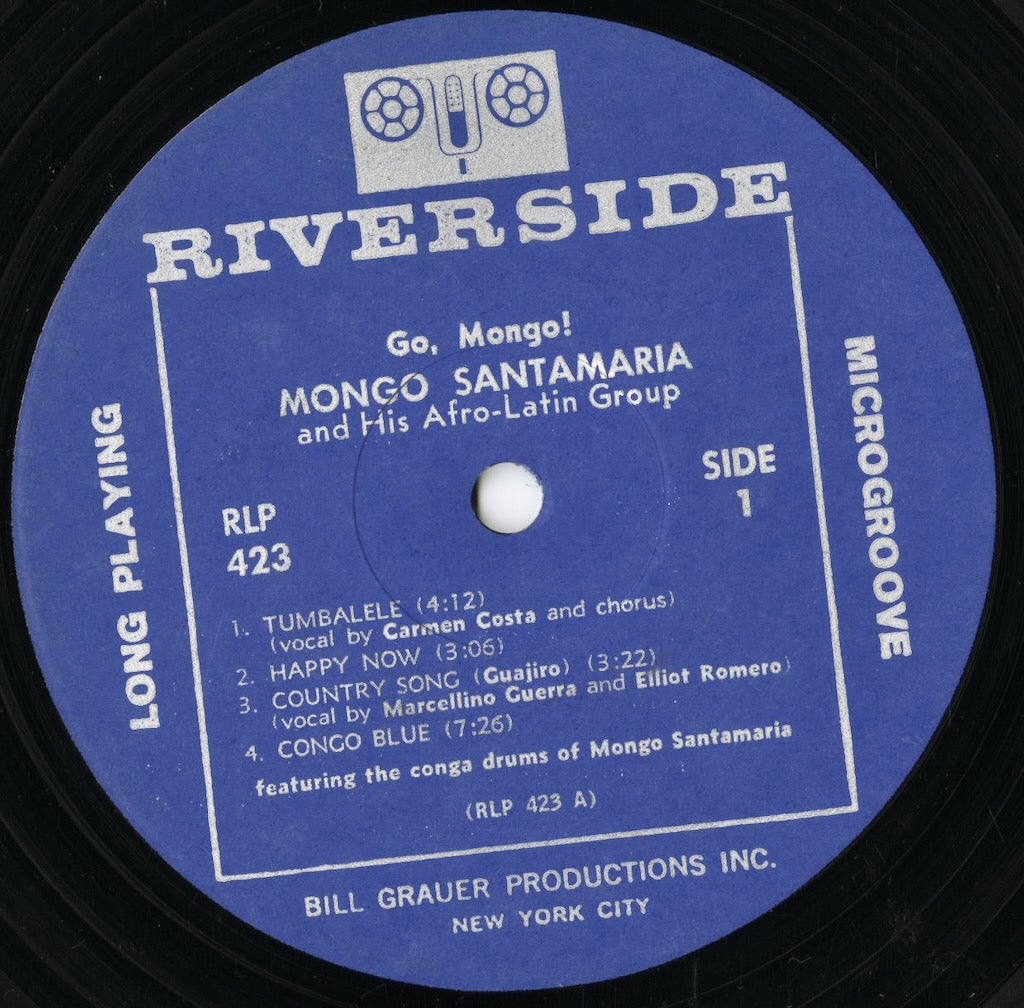 Mongo Santamaria - Go, Mongo! (RLP 423) LP 1962 US Riverside|中古LP