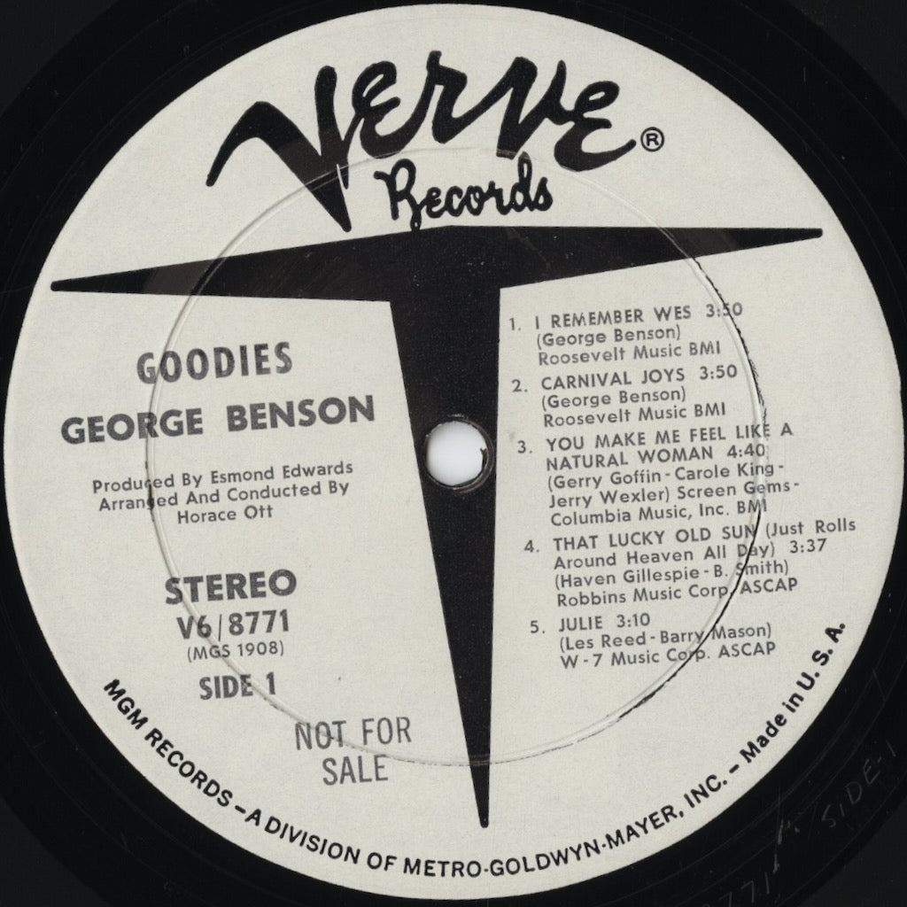 George Benson – Goodies (V6-8771) LP 1968 US Verve | 中古LP