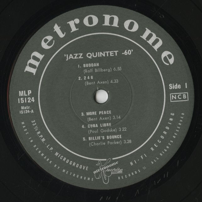 Jazz Quintet 60 / ジャズ・クインテット 60 (MLP 15124)