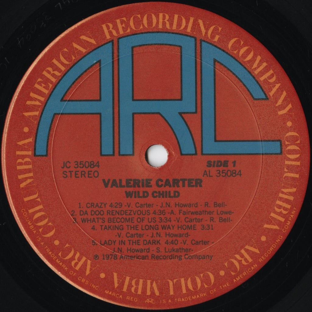 Valerie Carter – Wild Child (JC 35084) LP 1978 US Columbia | 中古LP