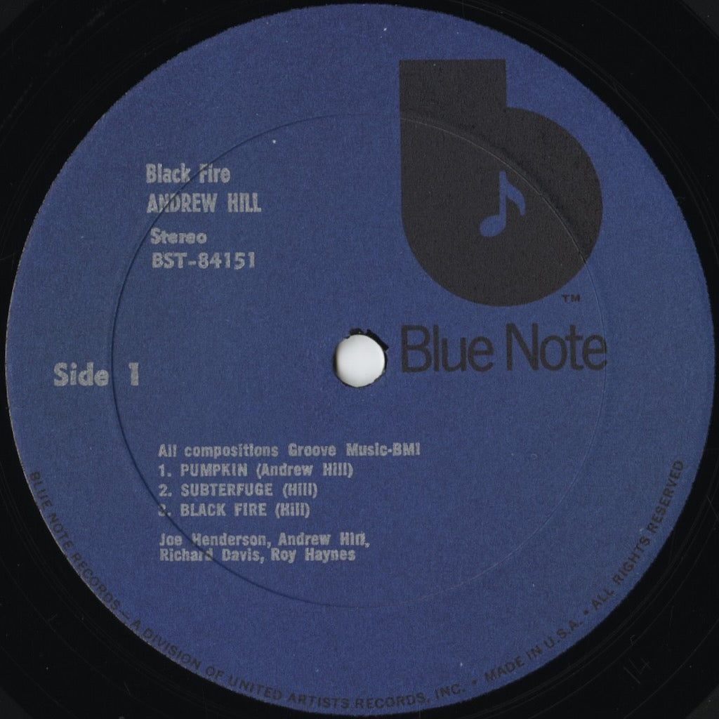 Andrew Hill / アンドリュー・ヒル / Black Fire (BST-84151)