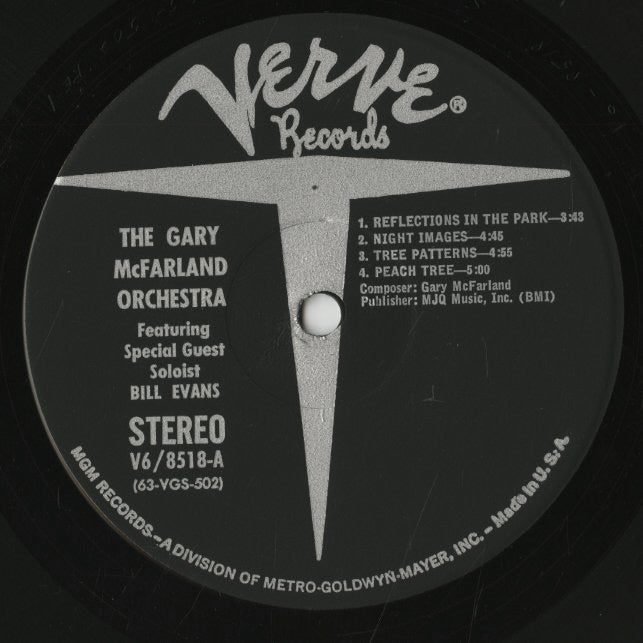 Gary McFarland / ゲイリー・マクファーランド / The Gary McFarland Orchestra Featuring Special Guest Soloist: Bill Evans (V6-8518)
