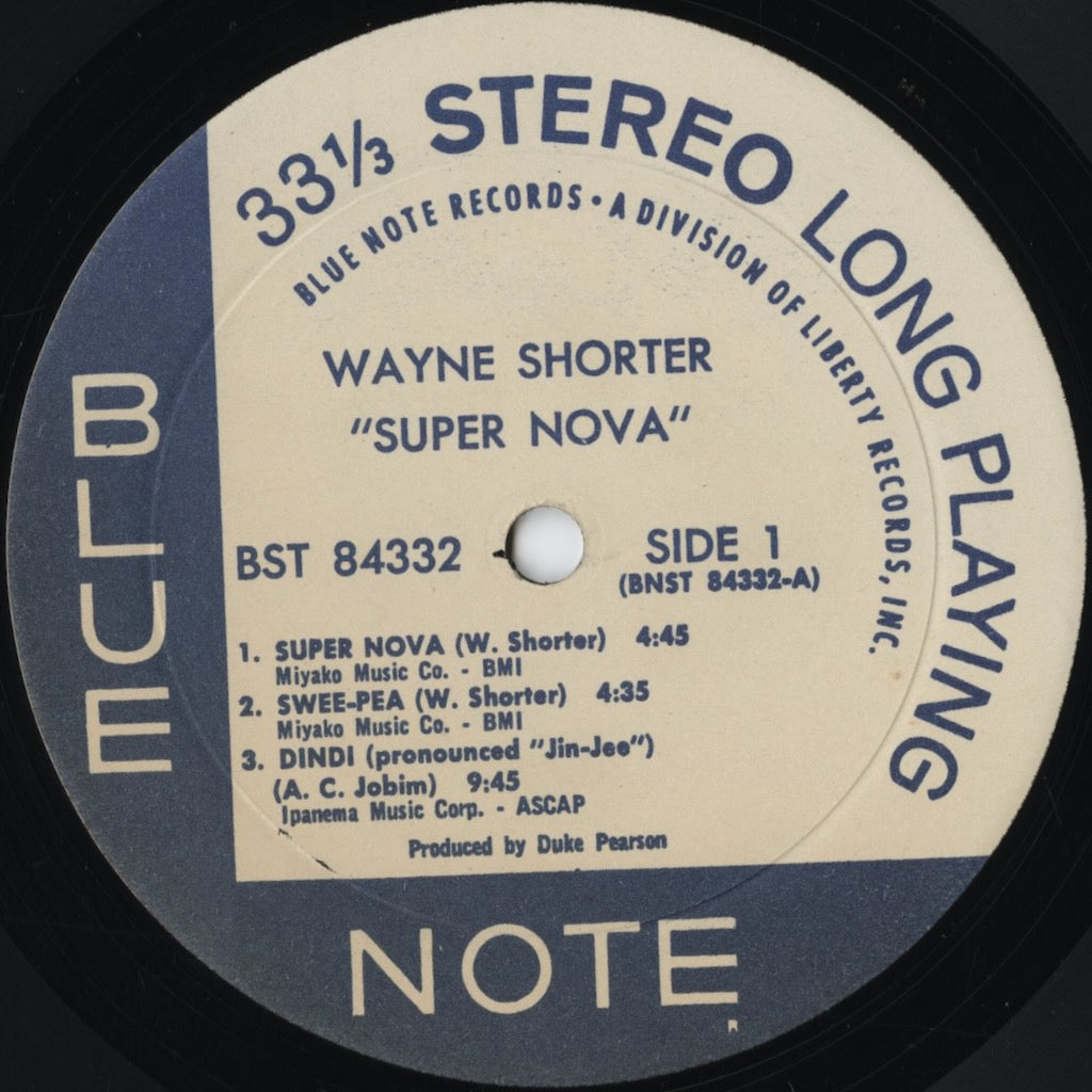 Wayne Shorter - Super Nova (BST 84332) LP 1970 US Blue Note Liberty|中古LP