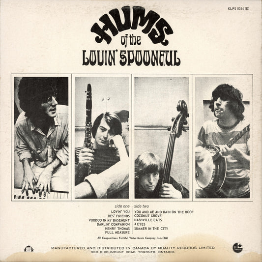 Lovin' Spoonful / ラヴィン・スプーンフル / Hums Of The Lovin' Spoonful (KLPS-8054)