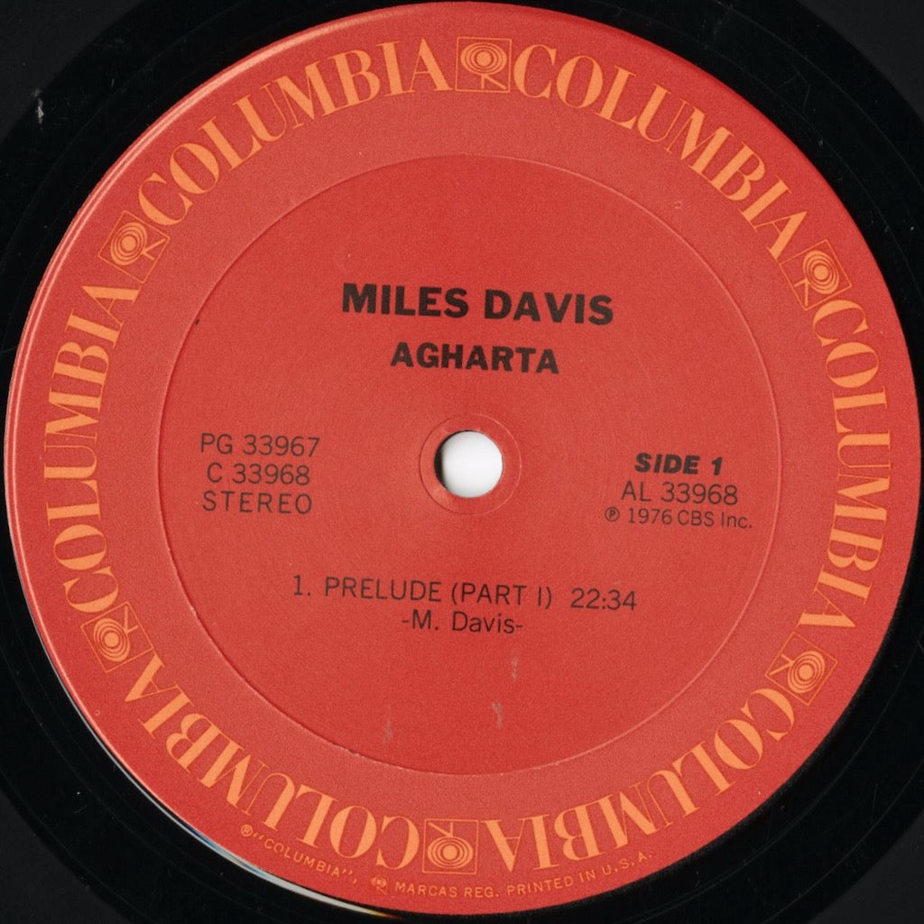 Miles Davis / マイルス・デイヴィス / Agharta (PG 33967)