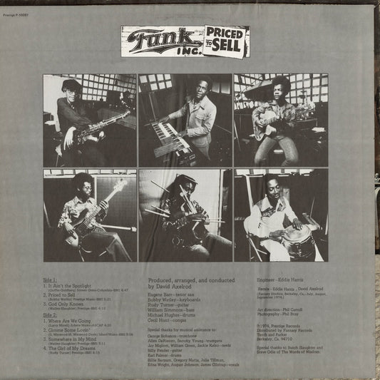 Funk Inc - Priced To Sell (P-10087) LP 1974 US Prestige|中古LP