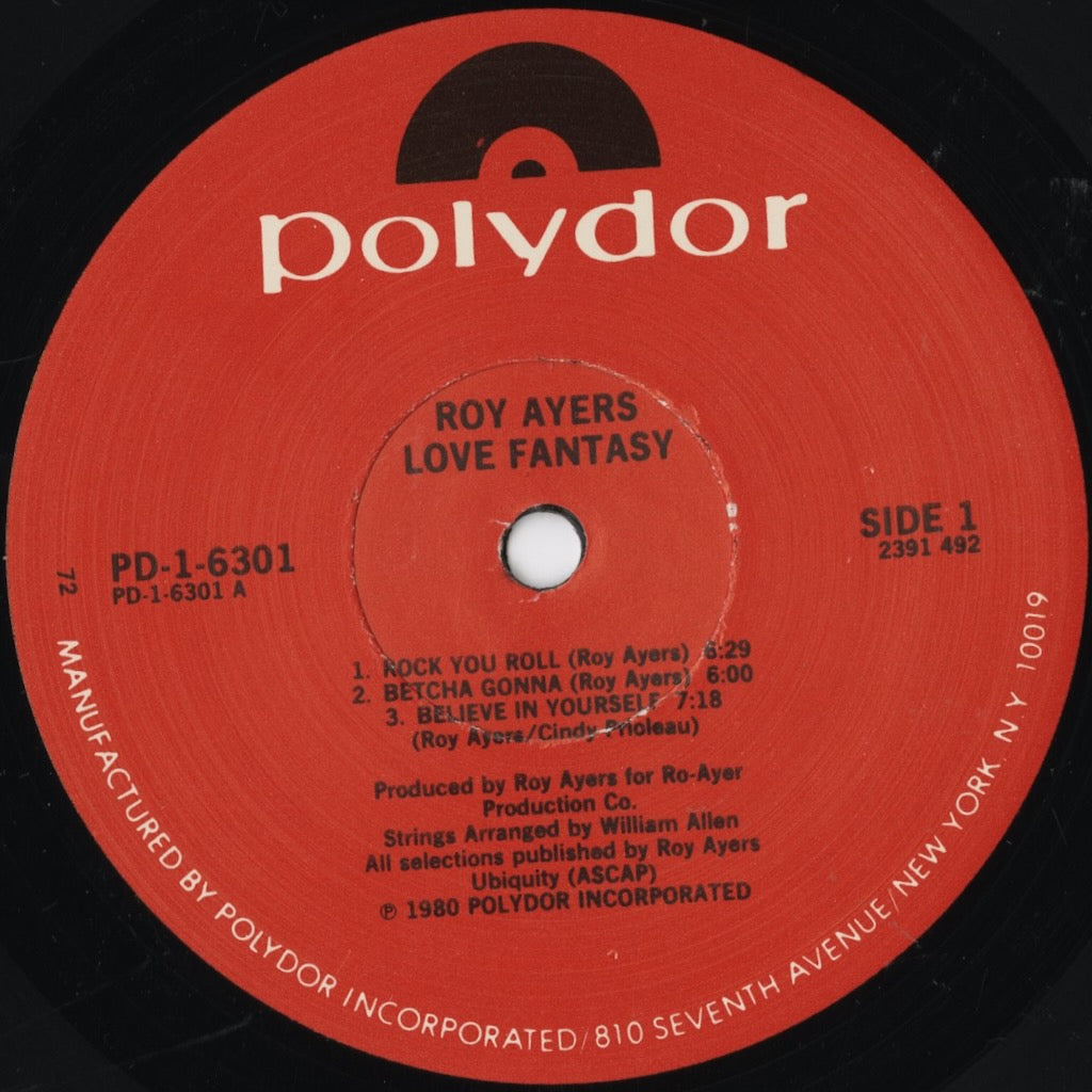 Roy Ayers / ロイ・エアーズ / Love Fantasy (PD-1-6301)