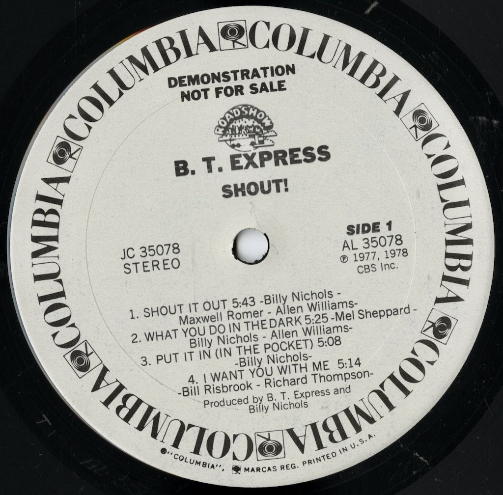 B.T. Express / B.T. エクスプレス / Shout! (JC 35078)