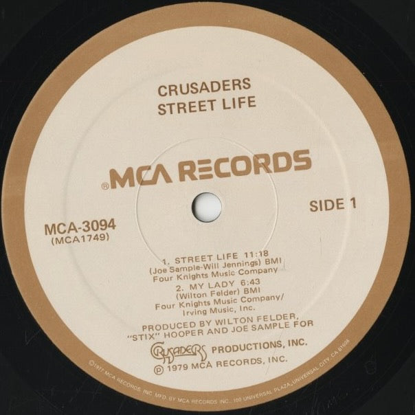 Crusaders / クルセイダーズ / Street Life (MCA 3094)