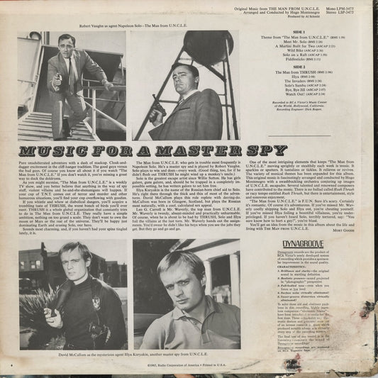 Hugo Montenegro - Music from The Man From U.N.C.L.E. (LSP3475) 1965 US RCA|中古LP