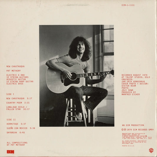 Pat Metheny - New Chautauqua (ECM-1-1131) LP 1979 US ECM|中古LP