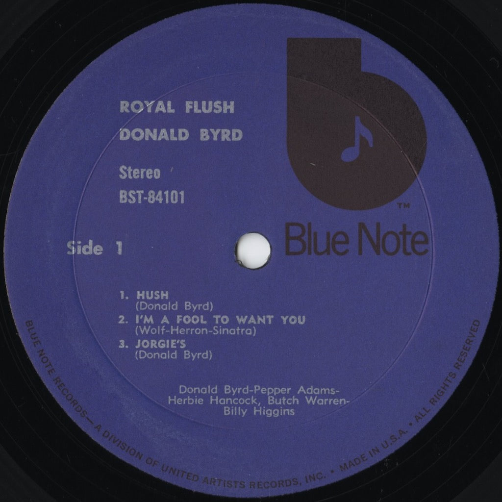 Donald Byrd - Royal Flush (BST-84101) LP 1973 US Blue Note|中古LP