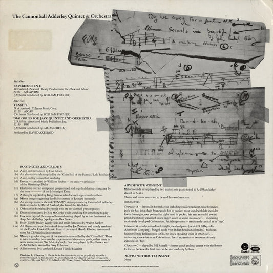 Cannonball Adderley - The Cannonball Adderley Quintet & Orchestra (ST-484) LP 1970 US Capitol|中古LP