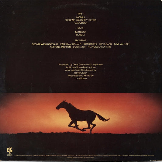 Dave Grusin / デイヴ・グルーシン / One Of A Kind (GRP-A-1011)