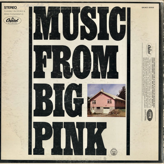 The Band - Music From Big Pink (SKAO 2955) LP 1968 US Capitol|中古LP