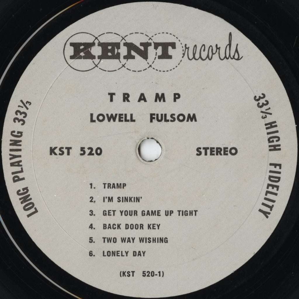Lowell Fulsom – Tramp (KST 520) LP 1967 US Kent | 中古LP