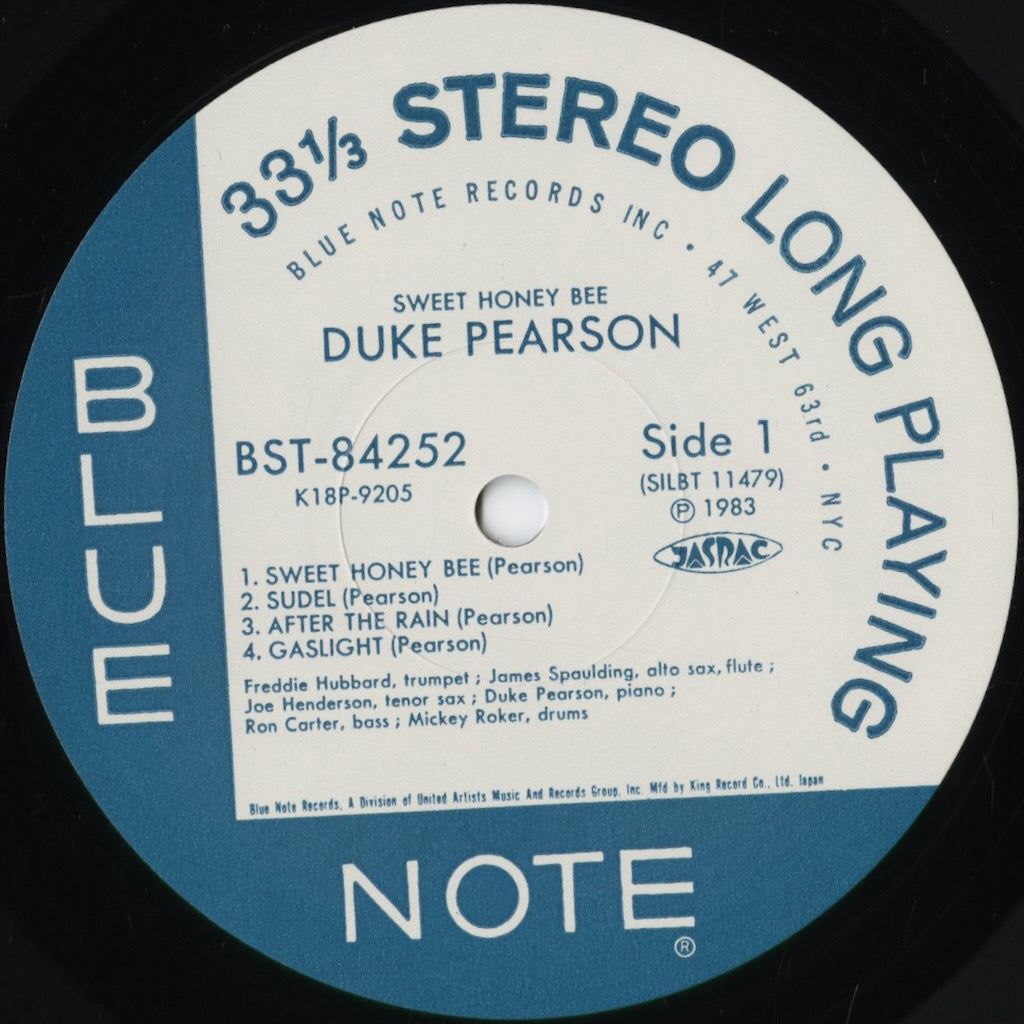 Duke Pearson - Sweet Honey Bee (K18P-9205) 1983 JPN Blue Note|中古LP