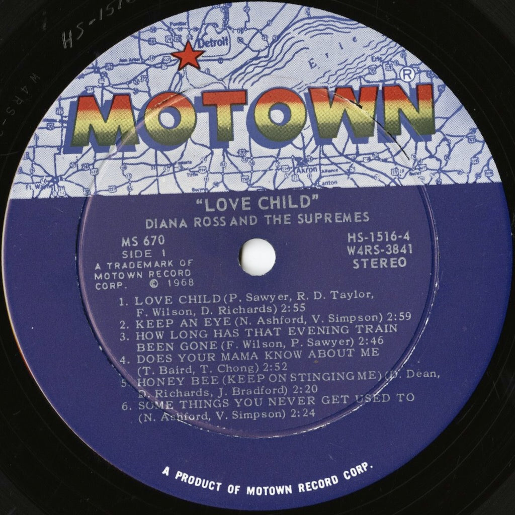 The Supremes / ダイアナ・ロス&シュプリームス / Love Child (MS 670)