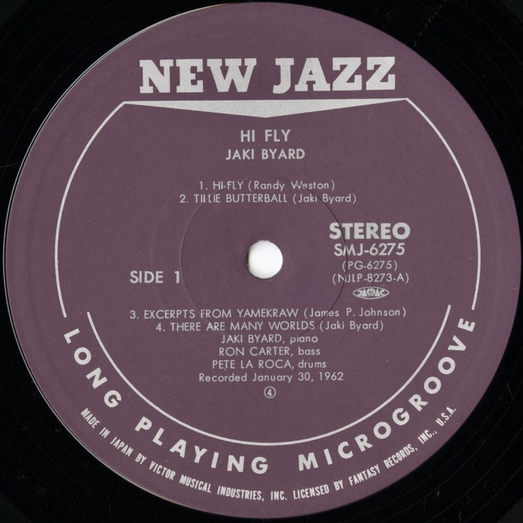 Jaki Byard / ジャッキ・バイアード / Hi-Fly (SMJ-6275)