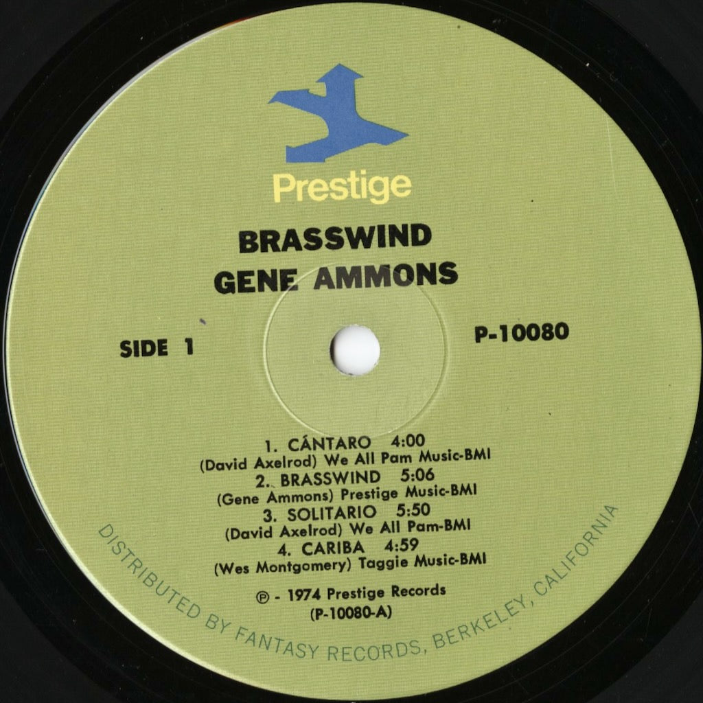 Gene Ammons / ジーン・アモンズ / Brasswind (P-10080)