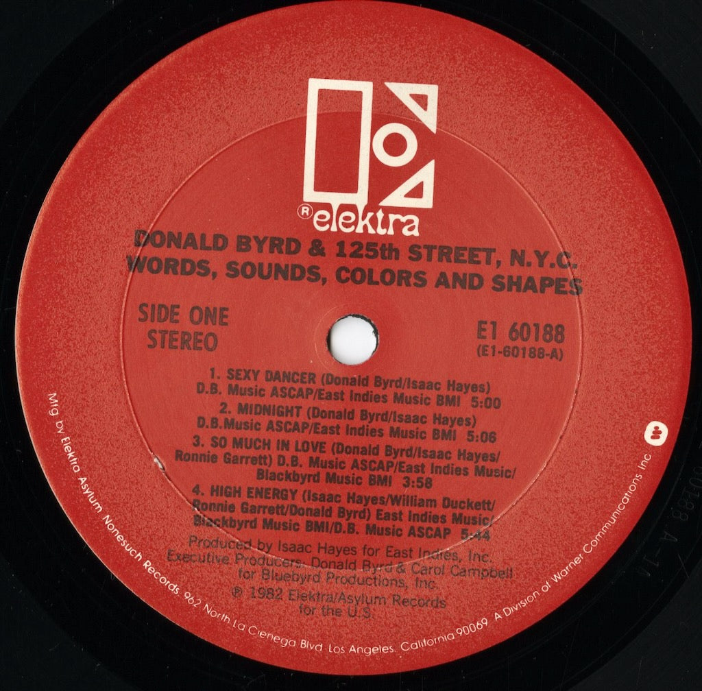 Donald Byrd & 125th Street, N.Y.C. / ドナルド・バード / Words, Sounds, Colors And Shapes (E1 60188)