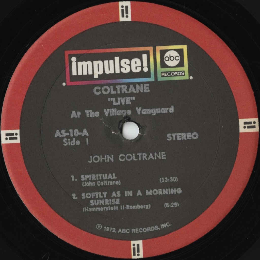 John Coltrane / ジョン・コルトレーン / LIve At The Village Vanguard (AS-10)