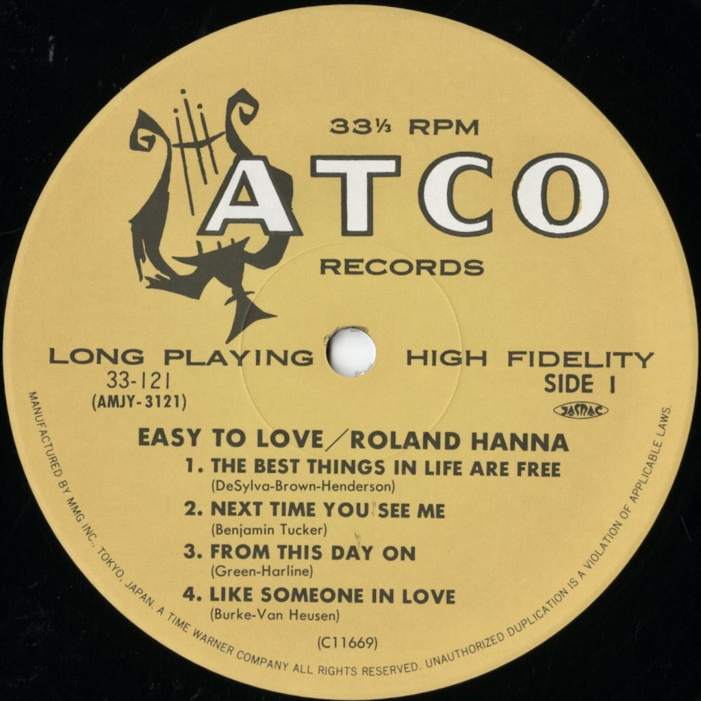 Roland Hanna / ローランド・ハナ / Easy To Love (AMJY-3121)