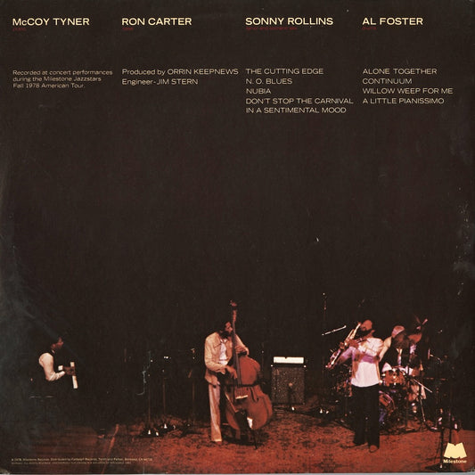 Ron Carter - Sonny Rollins - McCoy Tyner / Milestone Jazzstars In Concert (M-55006)