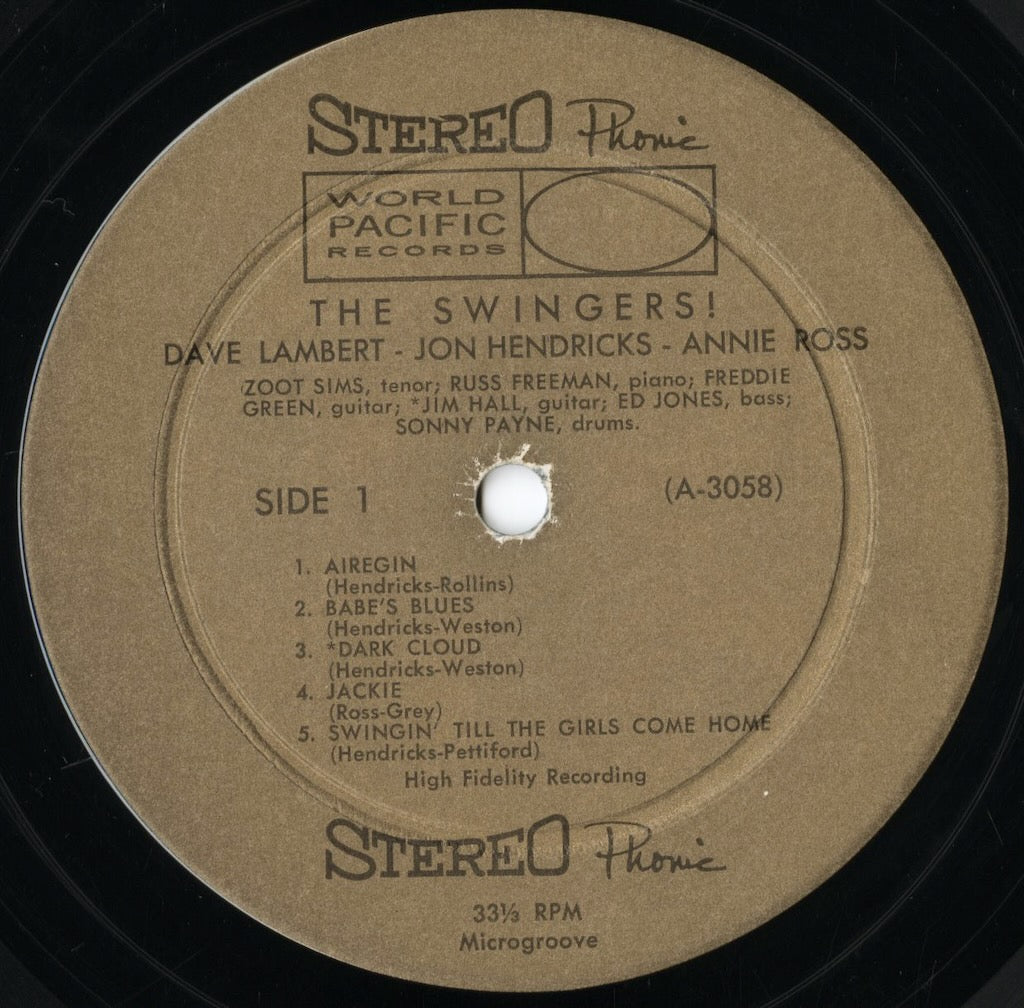 Lambert, Hendricks & Ross / ランバート・ヘンドリックス・アンド・ロス / The Swingers! (STEREO 1025)