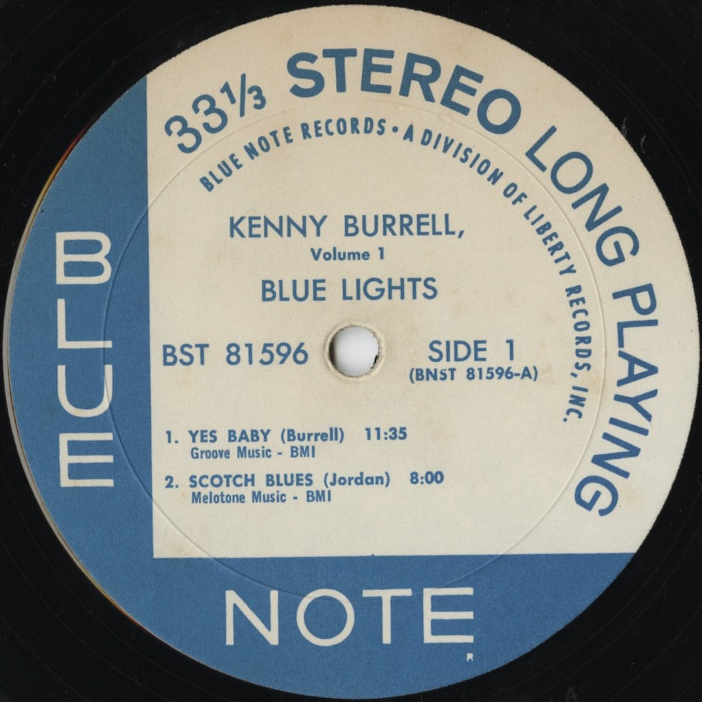 Kenny Burrell – Blue Lights Volume 1 (BST 81596) LP US Blue Note – Liberty|中古LP