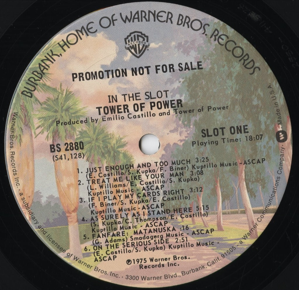 Tower Of Power - In The Slot (BS 2880) 1975 US Warner Bros.|中古LP