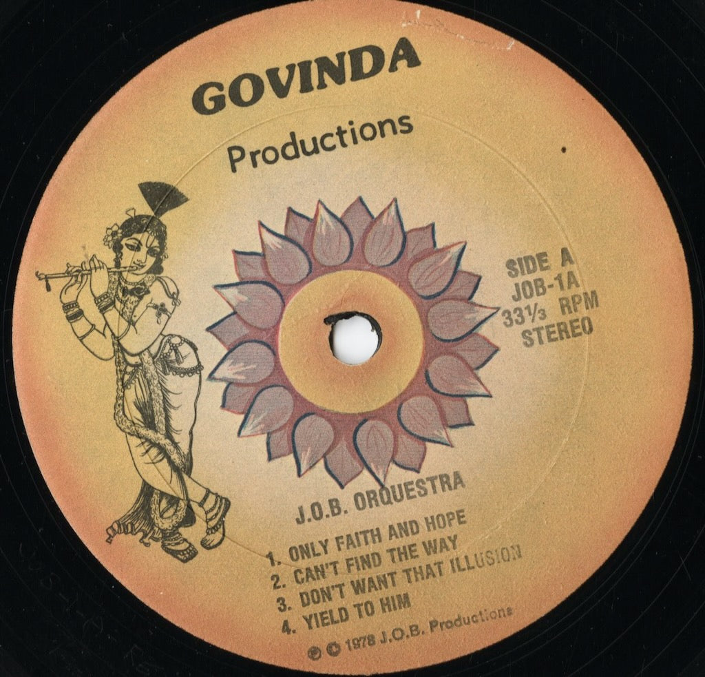 J.O.B. Orquestra - Open The Doors To Your Heart (JOB-1A) LP 1978 US Govinda|中古LP