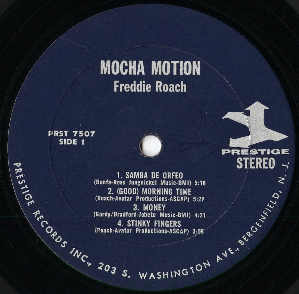 Freddie Roach - Mocha Motion! (PRST 7507) 1967 US Prestige|中古LP