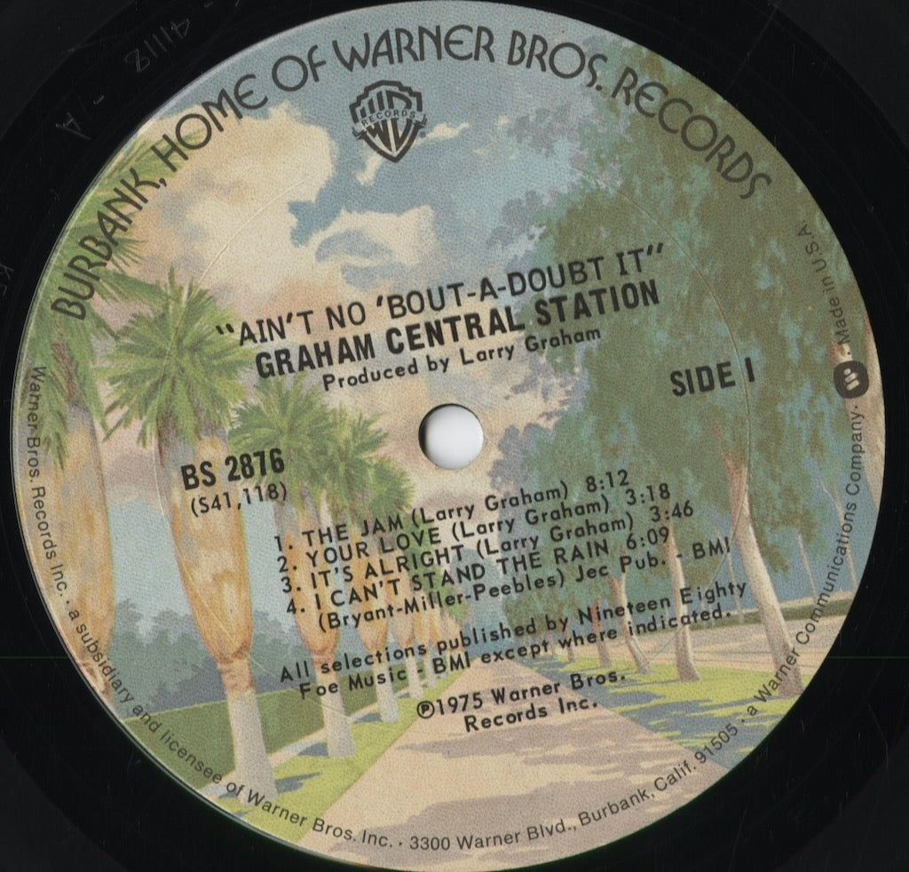 Graham Central Station - Ain't No 'Bout A Doubt It (BS 2876) LP 1975 US Warner Bros|中古LP