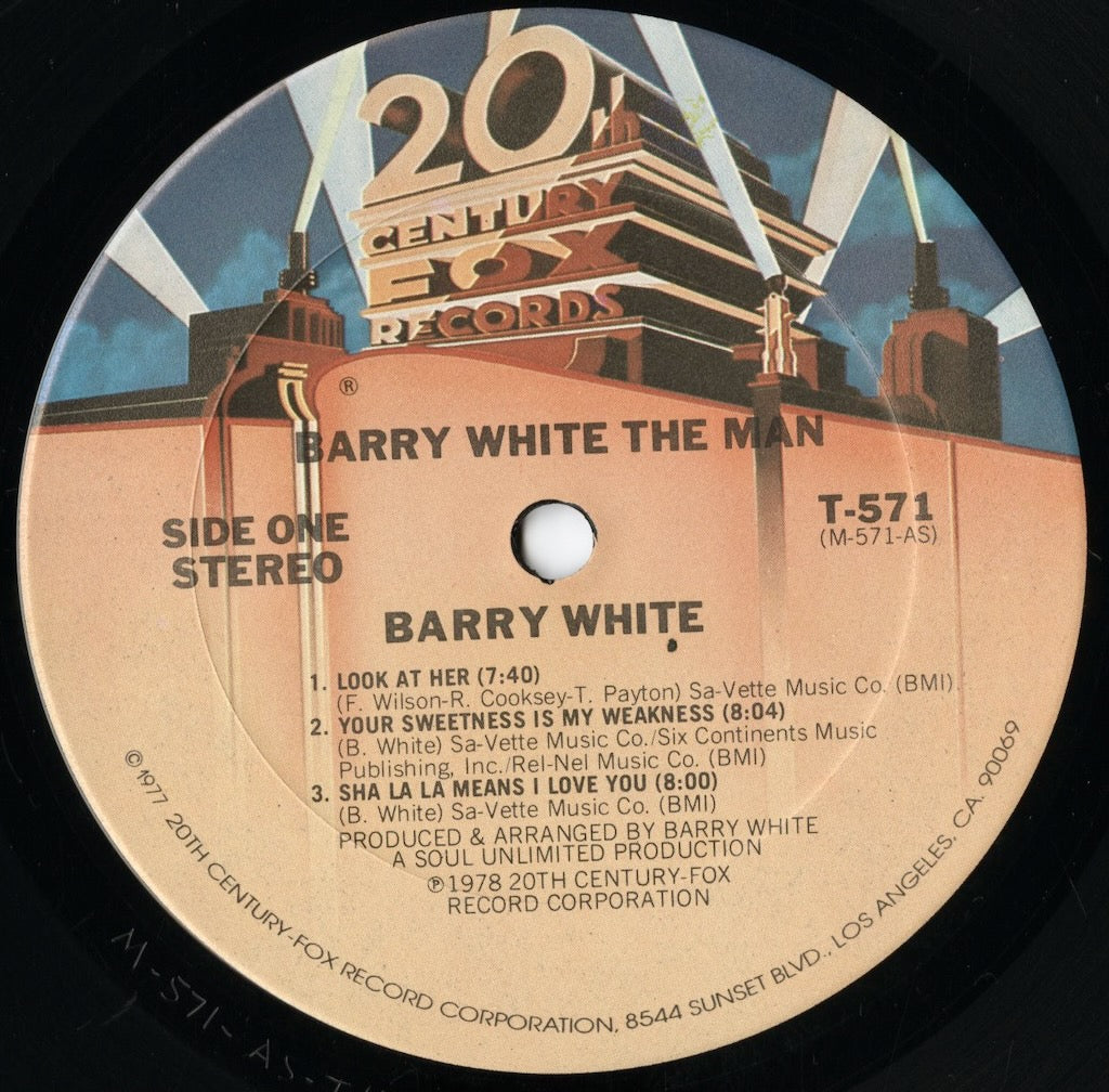 Barry White / バリー・ホワイト / Barry White The Man (T-571)