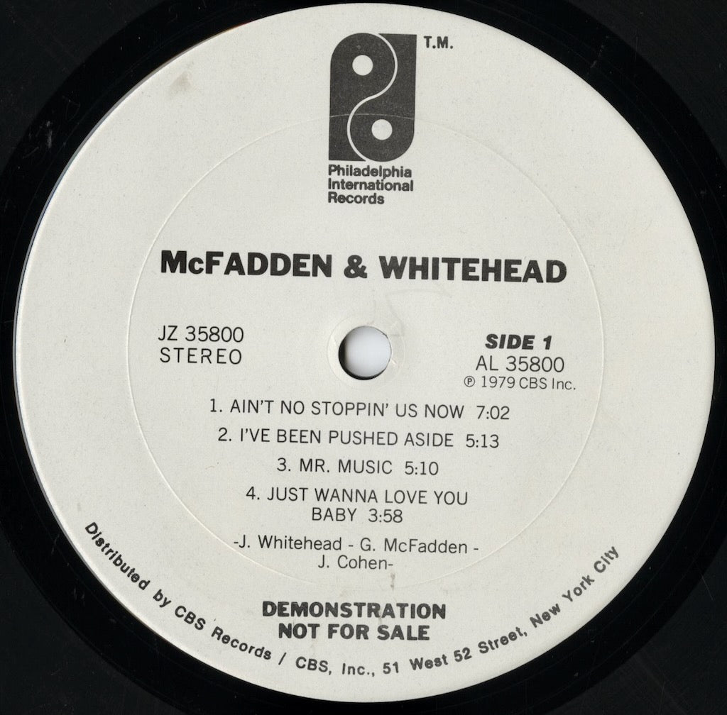 McFadden & Whitehead / マクファデン&ホワイトヘッド / McFadden & Whitehead (1979) (JZ 35800)