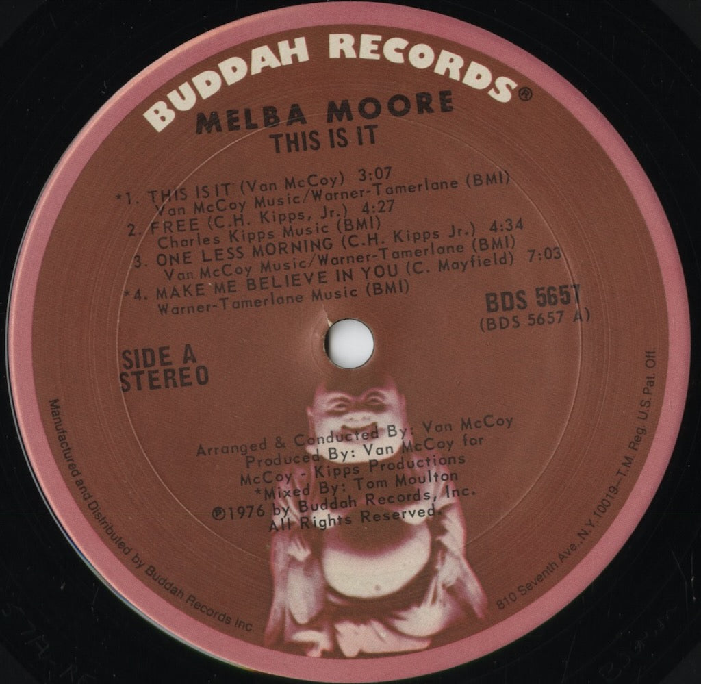 Melba Moore - This Is It (BDS5657) 1976 US Buddah|中古LP