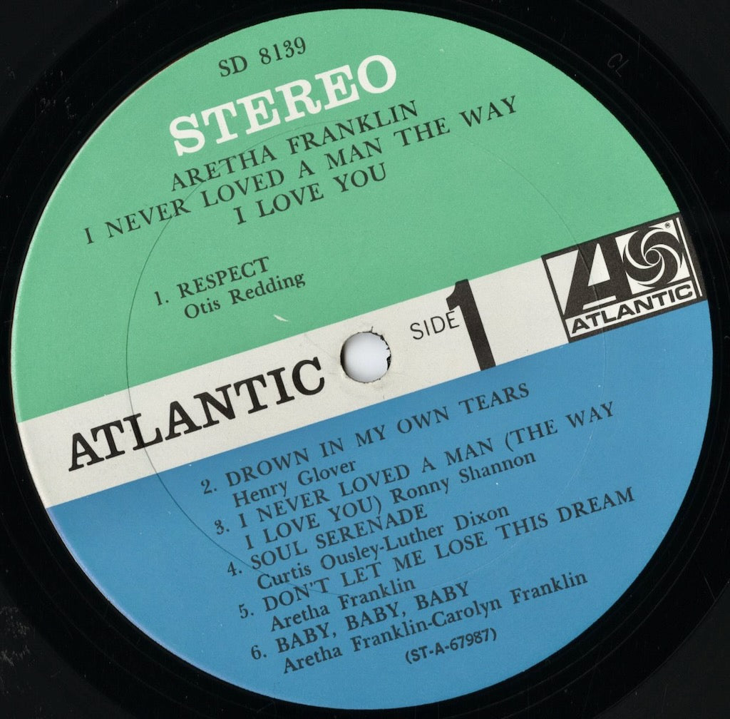 Aretha Franklin / アレサ・フランクリン / I Never Loved A Man The Way I Love You (SD8139)
