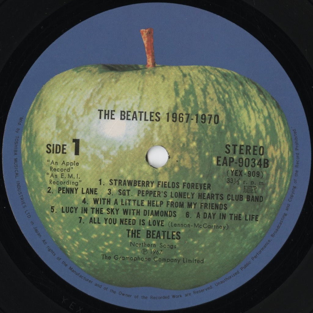 The Beatles – 1967-1970 (EAP-9034B) LP 1973 JPN Apple - 東芝音工 | 中古LP