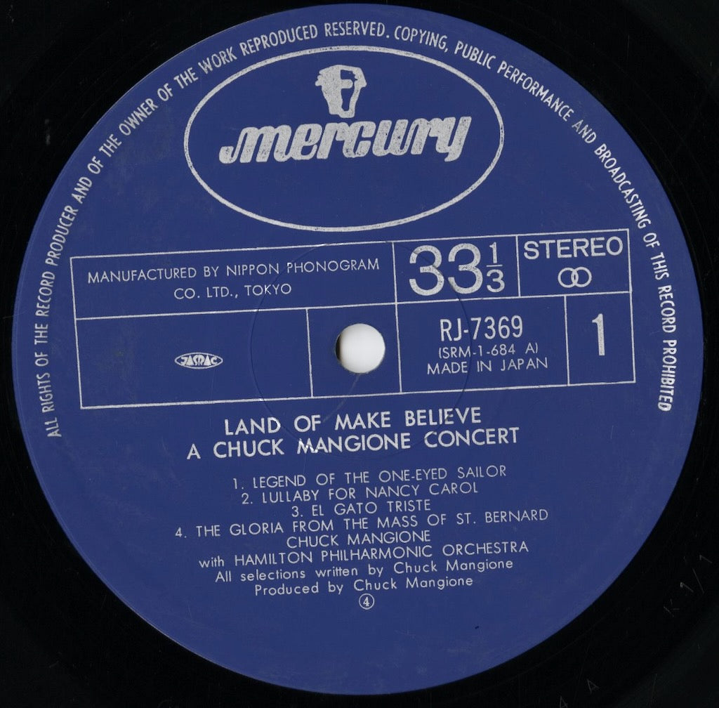 Chuck Mangione / チャック・マンジョーネ / Land Of Make Believe (RJ-7369)