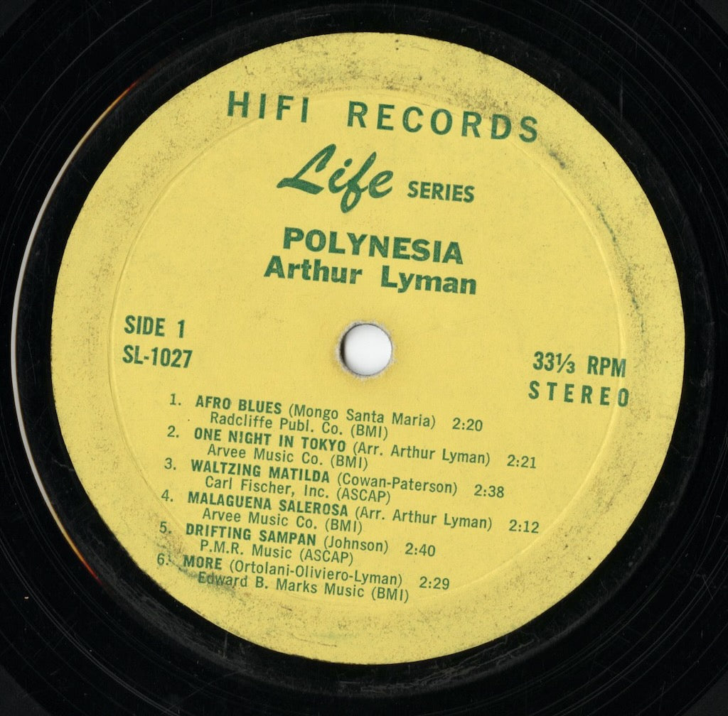 Arthur Lyman / アーサー・ライマン / Polynesia (SL-1027)