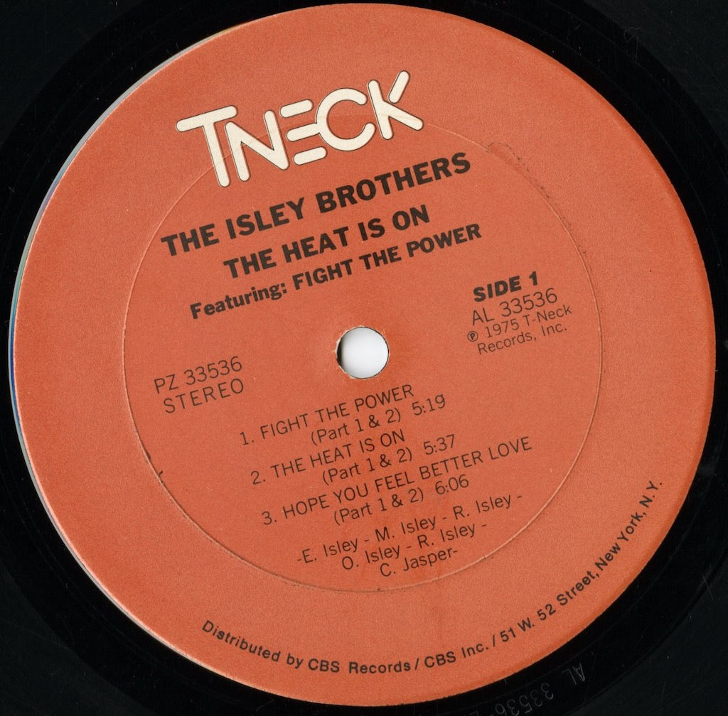The Isley Brothers / アイズレー・ブラザーズ / The Heat Is On (PZ 33536)