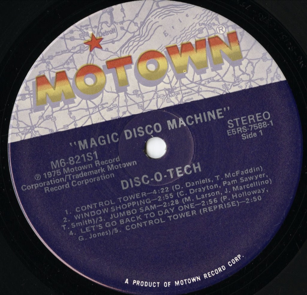 The Magic Disco Machine - Disc O Tech (M6-821S1) LP 1975 US Motown|中古LP