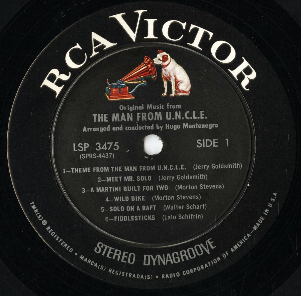 Hugo Montenegro - Music from The Man From U.N.C.L.E. (LSP3475) 1965 US RCA|中古LP
