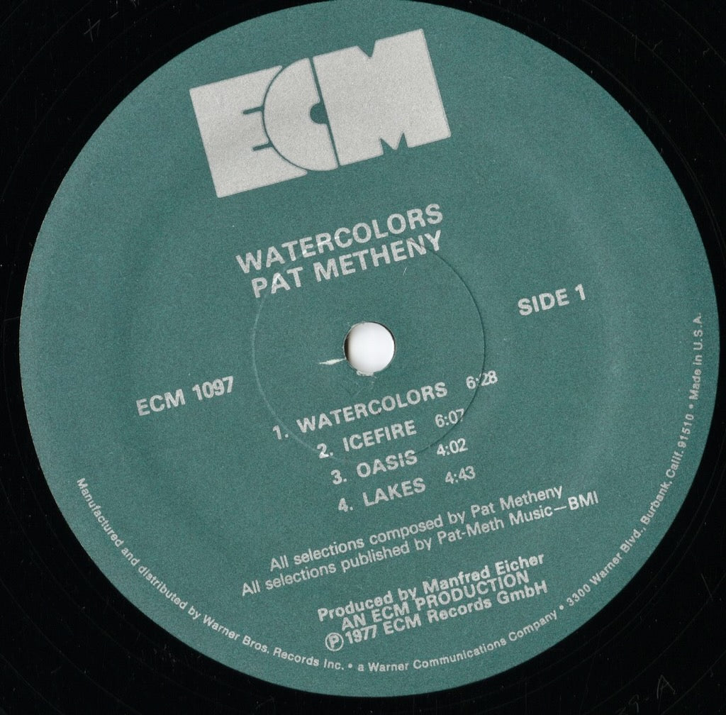 Pat Metheny / パット・メセニー / Watercolors (ECM-1097)