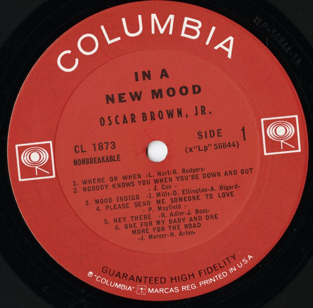 Oscar Brown Jr. / オスカー・ブラウン・ジュニア / In A New Mood (CL 1873)
