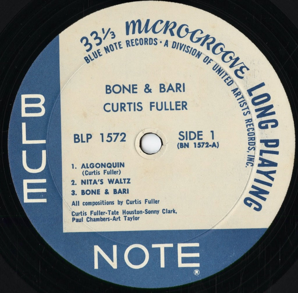 Curtis Fuller / Bone & Bari (BLP 1572) 1972 US Blue Note|中古LP