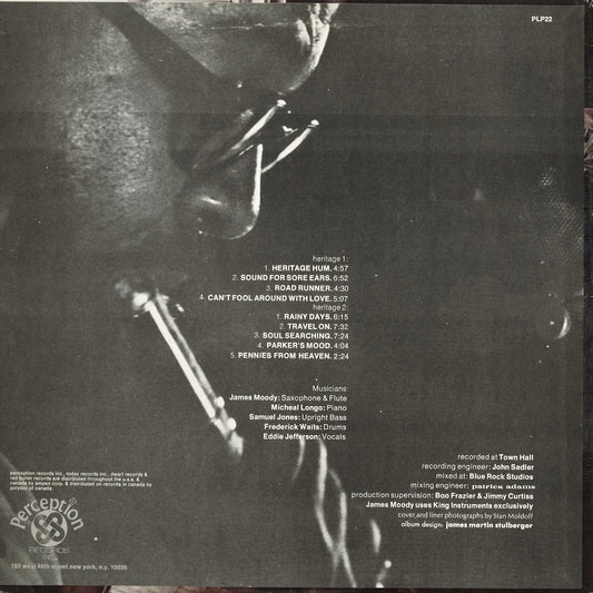 James Moody – Heritage Hum (PLP 22) LP 1971 US Perception|中古LP